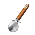 Haloon, חותך פיצה, גלגל פיצה, Pizza Cutter, כלי מטבח, אביזרי מטבח, נירוסטה, ידית עץ, Kitchen Tools, Pizza Wheel