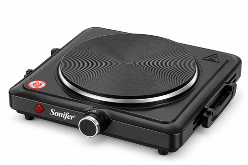 כירת חימום חשמלית יחיד Sonifer SF-3072 בצבע שחור